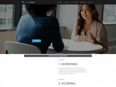 novusleague.com snapshot