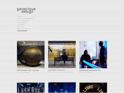 generiquedesign.com snapshot