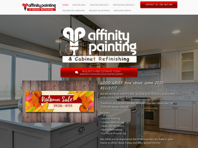 affinitypaintingnc.com snapshot