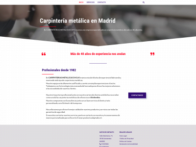 www.carpinteriasmetalicascmsa.com snapshot