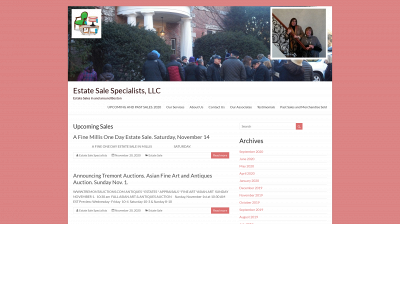 estatesalespecialists.com snapshot