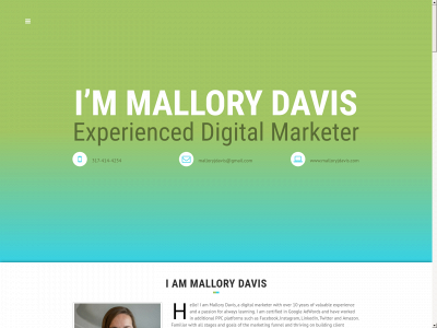 malloryjdavis.com snapshot