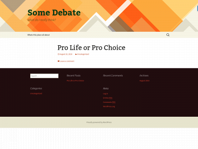 somedebate.com snapshot