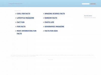 magazinefacts.info snapshot