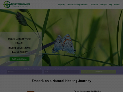 simplyradiantliving.com snapshot
