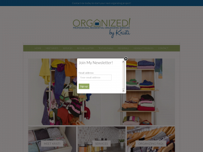 organizedbykristi.com snapshot