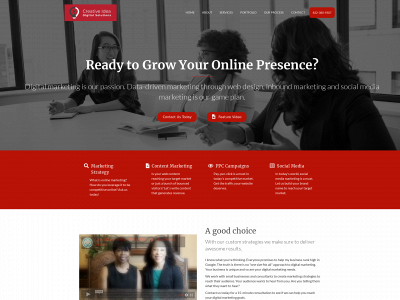 www.creativeideawebdesign.com snapshot