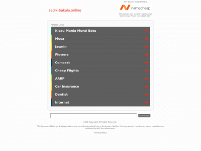 sadik-bakala.online snapshot