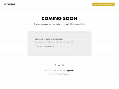 powerfit-store.nl snapshot