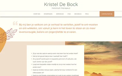 kristeldebock.be snapshot
