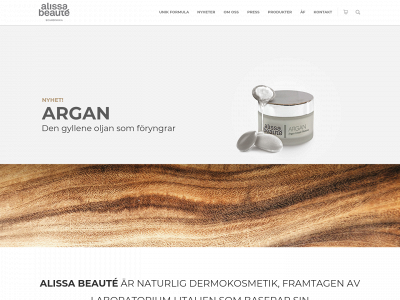 alissabeautescandinavia.com snapshot