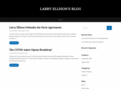 larryellisonblog.com snapshot