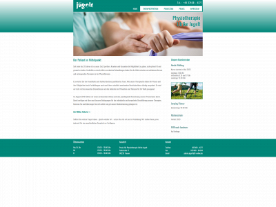 physiotherapiejugelt.de snapshot