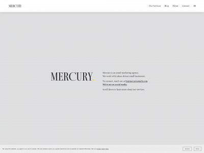 mercuryemails.com snapshot