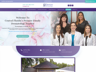 derrowdermatology.com snapshot