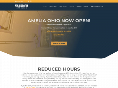 rainstormcarwash.com snapshot