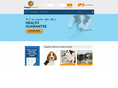puppycentral.com snapshot