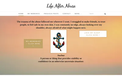 www.lifeafterabuse.net snapshot