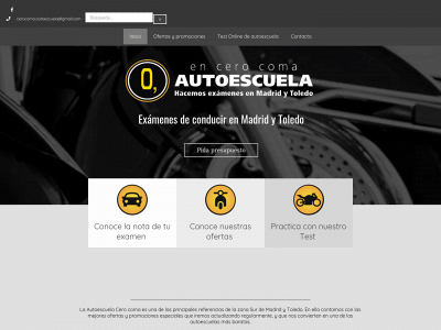 autoescuelacerocoma.com snapshot