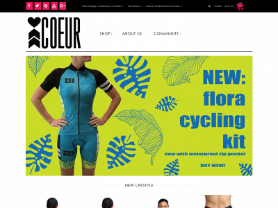 www.coeursports.com snapshot