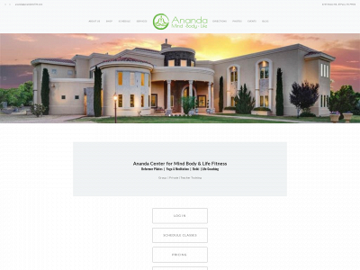 anandaforlife.com snapshot