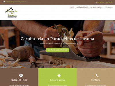 www.carpinteriasdeljarama.es snapshot