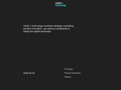 mindsandtech.de snapshot
