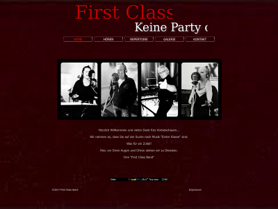 firstclassband.de snapshot