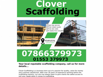 cloverscaffoldingltd.co.uk snapshot