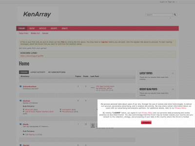 kenarray.com snapshot