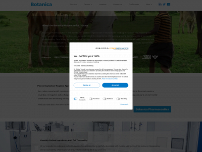 botanicapharmaceutics.com snapshot