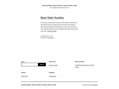 passiveprime.com snapshot