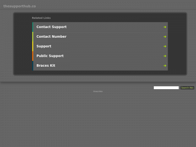 thesupporthub.co snapshot