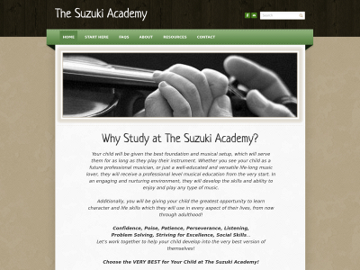 thesuzukiacademy.com snapshot