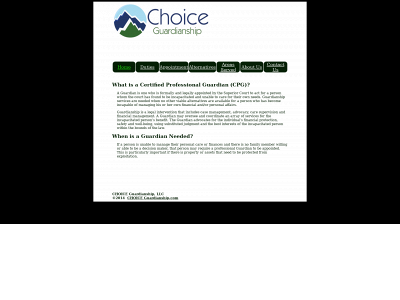 choiceguardianship.com snapshot