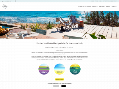 rachelsvillaholidays.com snapshot