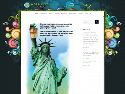 amazonpaint.com snapshot