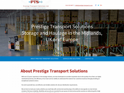 prestige-transport.co.uk snapshot