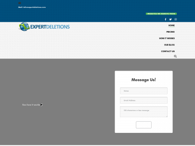 expertdeletions.com snapshot