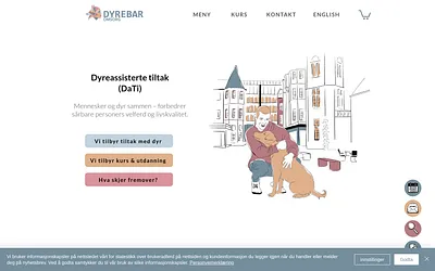 dyreassistertetjenestehunder.no snapshot