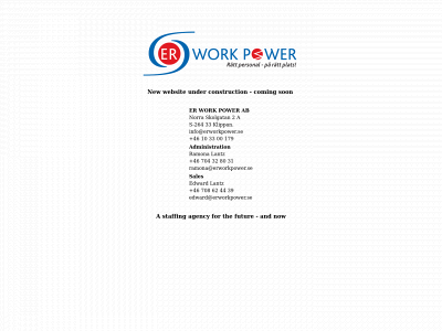 erworkpower.se snapshot