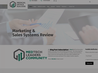 medicaldevicesuccess.com snapshot