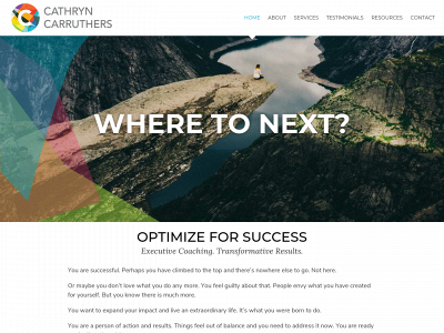 cathryncarruthers.com snapshot