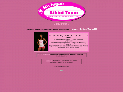 michiganbikiniteam.com snapshot