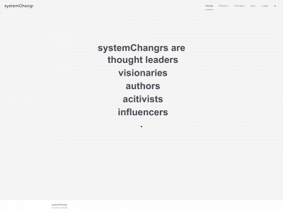 systemchangr.com snapshot