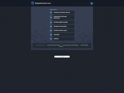 butgodoutreach.com snapshot