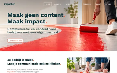 www.impactief.be snapshot