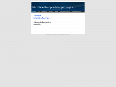 kompendieutgivningen.se snapshot