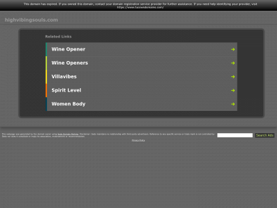 highvibingsouls.com snapshot