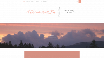 adreamwellfed.com snapshot